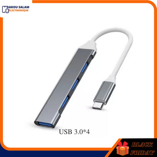 Adaptateur USB Type C 4 Port en 1
