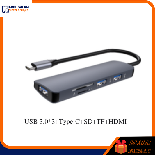 Adaptateur multi ports USB 5 en 1